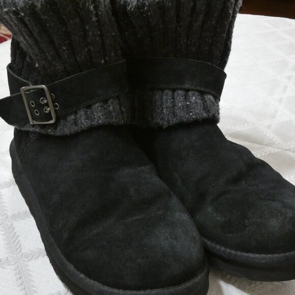 Ugg Boots Black Size 11 - Picture 2 of 8
